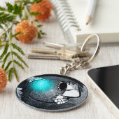 Walkermoji Vintage-sleutelhanger Sleutelhanger (Zijkant)