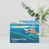 Walkers Cay Bahama's Briefkaart (Staand voorkant)