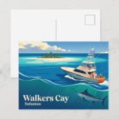 Walkers Cay Bahama's Briefkaart (Voorkant / Achterkant)