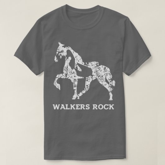 Walkers Rock Tee Tennessee Walking Horse Shirt (Design voorkant)
