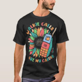 Walkie calls zijn mijn Cardio Sunflower Special Ed T-shirt (Voorkant)