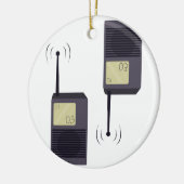 Walkie-Talkie Keramisch Ornament (Links)