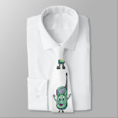 Walkie Talkies, geanimeerd, leuk, groen Stropdas (Gebonden)