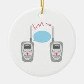 Walkie Talkies Keramisch Ornament (Voorkant)