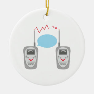 Walkie Talkies Keramisch Ornament