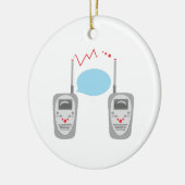 Walkie Talkies Keramisch Ornament (Links)