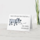 Walkies, Doggy. Kaart (Voorkant)