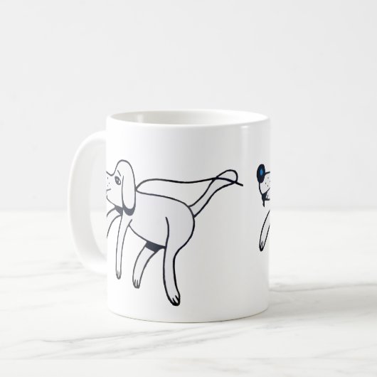 Walkies, Doggy. Koffiemok (Voorkant links)