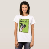 Walkies in green T-Shirt (Voorkant volledig)