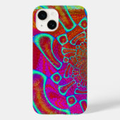 Walkin' op Sun Shine Psychedelic 3D Case-Mate iPhone Case (Achterkant)