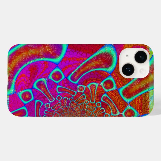 Walkin' op Sun Shine Psychedelic 3D Case-Mate iPhone Case (Achterkant (horizontaal))