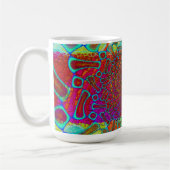 Walkin' op Sun Shine Psychedelic 3D Koffiemok (Links)