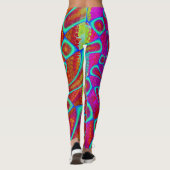 Walkin' op Sun Shine Psychedelic 3D Leggings (Achterkant)