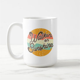 Walkin op Sunshine Retro Koffiemok