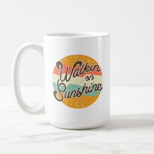 Walkin op Sunshine Retro Koffiemok (Links)