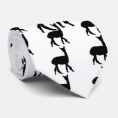 Walking Alpaca Stropdas (Opgerold)