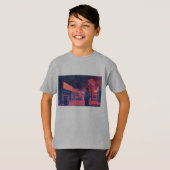 walking at night lofi style t-shirt (Voorkant volledig)