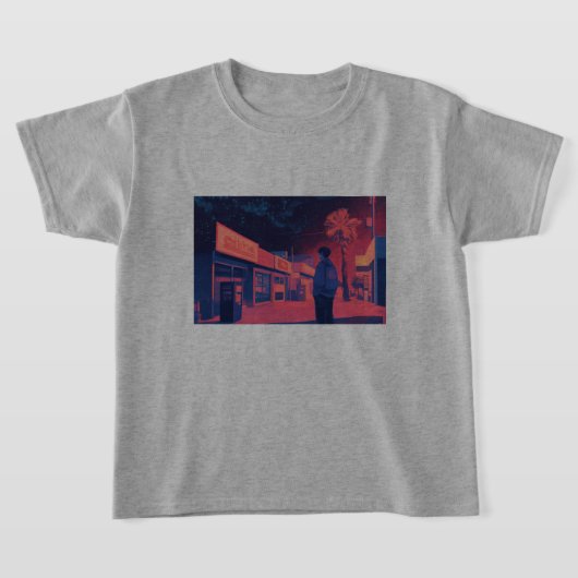 walking at night lofi style t-shirt (Laagn)