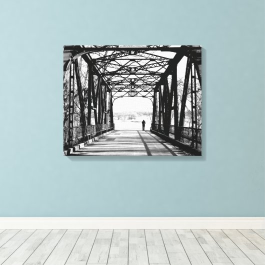 Walking Away Canvas (Insitu (Houten vloer))