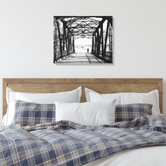 Walking Away Canvas Afdruk (Insitu (Slaapkamer))