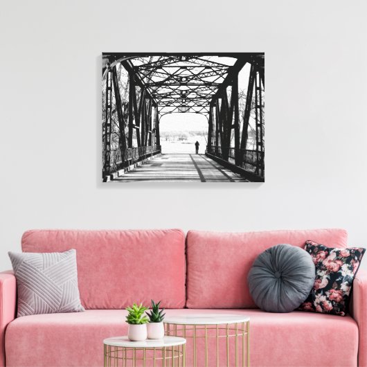 Walking Away Canvas Afdruk (Insitu (Woonkamer))