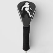 Walking Bigfoot - Smiling Sasquatch Grappige Crypt Golfheadcover (Voorkant)