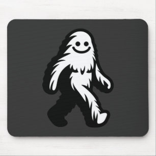 Walking Bigfoot - Smiling Sasquatch Grappige Crypt Muismat