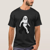 Walking Bigfoot - Smiling Sasquatch Grappige Crypt T-shirt (Voorkant)