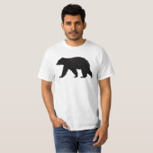 Walking Black Beer Dierenvriend T-shirt (Voorkant volledig)