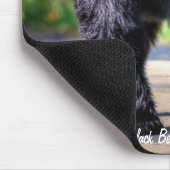 Walking Black Beer Wildlife Afbeelding voor dieren Muismat (Hoek)