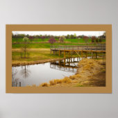 Walking Bridge Reflection Poster (Voorkant)