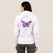 Walking by faith hoodie (Achterkant volledig)