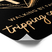 Walking By Faith Tripng Constantly Cross Christian Poster (Hoek)