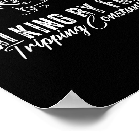 Walking By Faith Tripng Constantly Funny Christian Poster (Hoek)