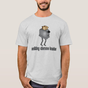 Walking Chrome Toaster T-shirt