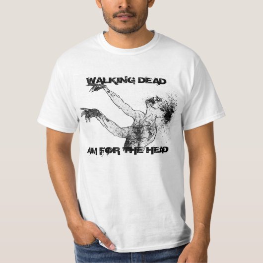 Walking Dead, doel van het hoofd T-shirt (Voorkant)