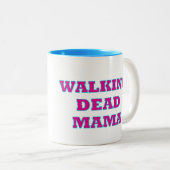 "Walking Dead MaMa" Tweekleurige Koffiemok (Voorkant rechts)