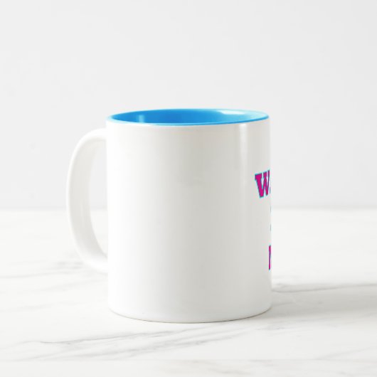 "Walking Dead MaMa" Tweekleurige Koffiemok (Voorkant links)