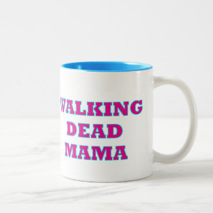 "Walking Dead MaMa" Tweekleurige Koffiemok