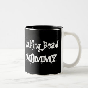 "Walking Dead MOMMY/Surviving one sip tegelijkerti Tweekleurige Koffiemok