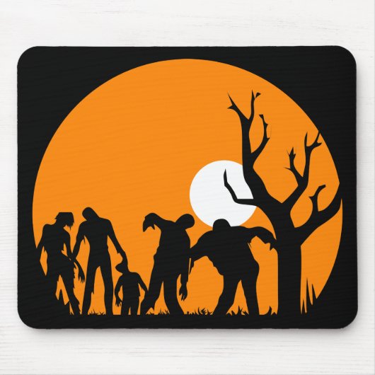 Walking Dead Silhouette Muismat (Voorkant)