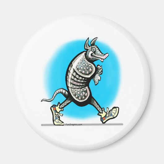 Walking Dillo Magneet (Voorkant)