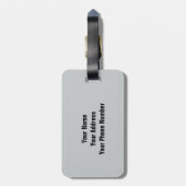 Walking Dog Bagagelabel (Achterkant verticaal)