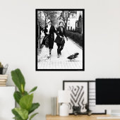 Walking Ducks in Washington, DC 1926 Poster (Thuiskantoor)