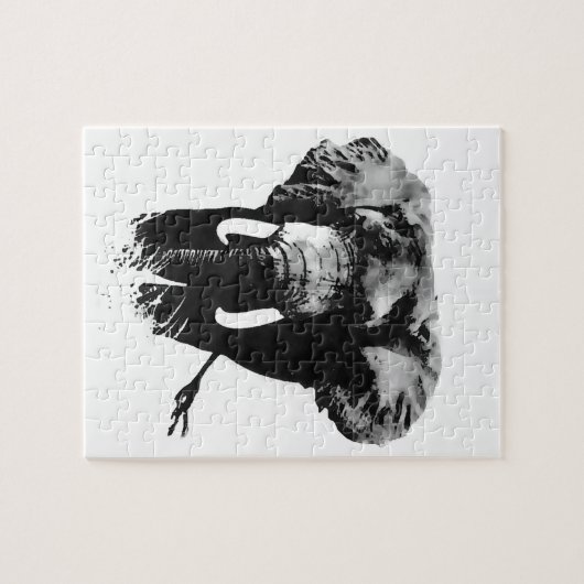 Walking Elephant Legpuzzel (Horizontaal)