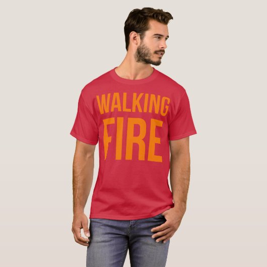 Walking Fire T-shirt (Voorkant volledig)