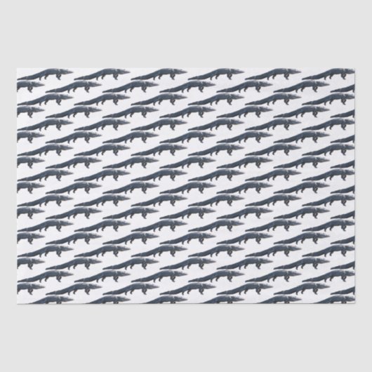 Walking Gator Tissue Paper Tissuepapier (Voorkant)