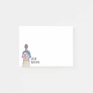 Walking Girl Post-it® Notes