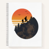 Walking Hiking Mountain Notitieboek (Voorkant)