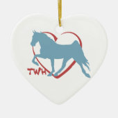 Walking Horse Lover Keramisch Ornament (Voorkant)